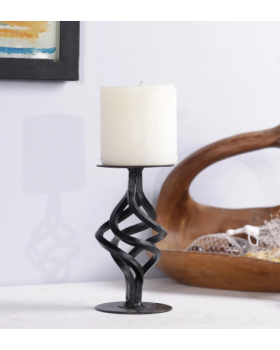 SPIRAL METAL CANDLE STAND SPIRAL METAL CANDLE STAND